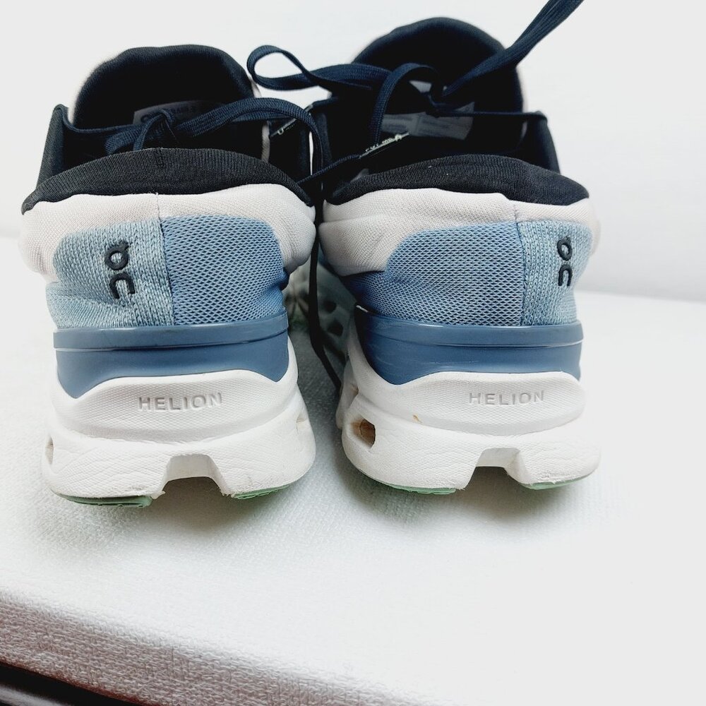On Run Men's Wash Metal Blue Cloudstratus 3 Athletic Running Shoes Size 8.5 - Picture 10 of 15